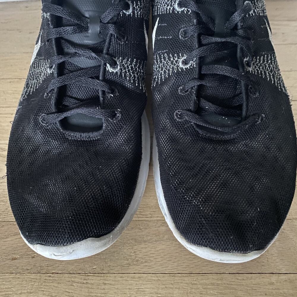 Nike Flex Fury Fitsole Black Athletic Running Shoes Mens Size 13 - Picture 4 of 9